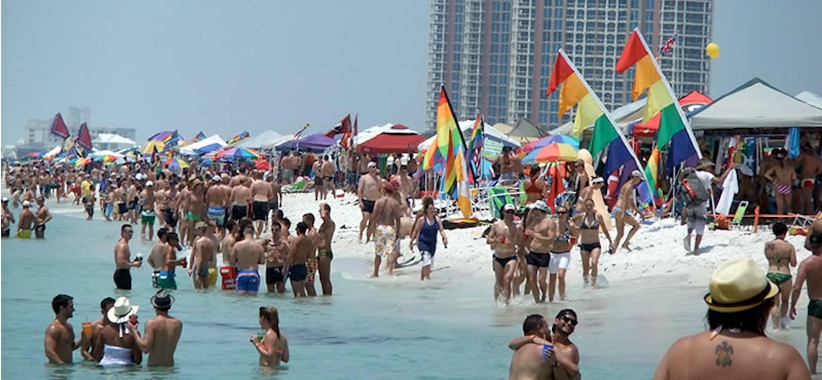 Voter Registration at Pensacola Memorial Day LGBTQ Beach Party